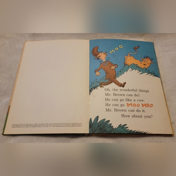 Dr. Seuss Mr. Brown Can Moo! Can You? Book 1970 - Picture 3 of 3